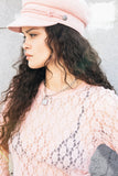 Dolly Slim Knit Tee - Mellow Rose