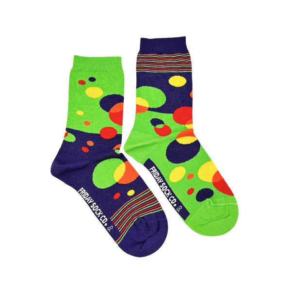 CDSS Canada Down Syndrome Society Bubbles Mismatched Socks