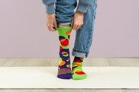 CDSS Canada Down Syndrome Society Bubbles Mismatched Socks