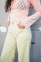Dolly Slim Knit Tee - Mellow Rose