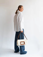 Esme Denim Bag - Pale Flax