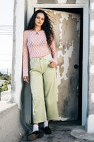 Dolly Slim Knit Tee - Mellow Rose