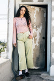 Dolly Slim Knit Tee - Mellow Rose