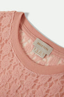 Dolly Slim Knit Tee - Mellow Rose