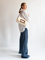 Esme Denim Bag - Pale Flax