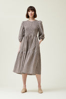 Smocked Bodice Dress - Natural