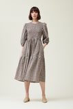 Smocked Bodice Dress - Natural