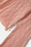 Dolly Slim Knit Tee - Mellow Rose