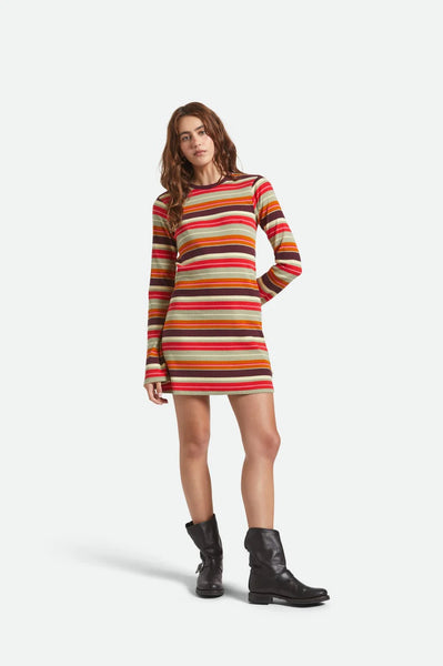 Dolly Knit Dress - Multi Stripe