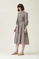 Smocked Bodice Dress - Natural