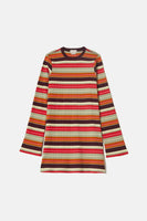 Dolly Knit Dress - Multi Stripe