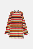 Dolly Knit Dress - Multi Stripe