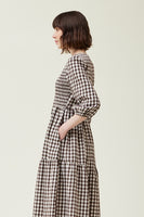 Smocked Bodice Dress - Natural