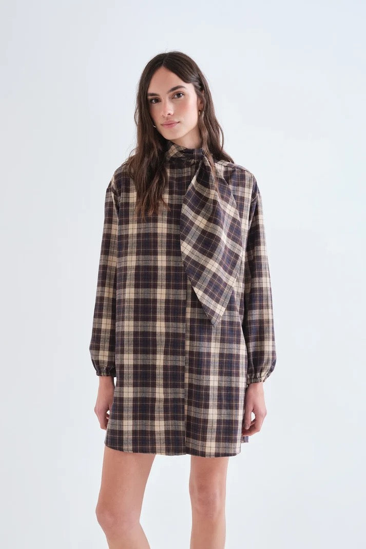 Short Plaid Dress