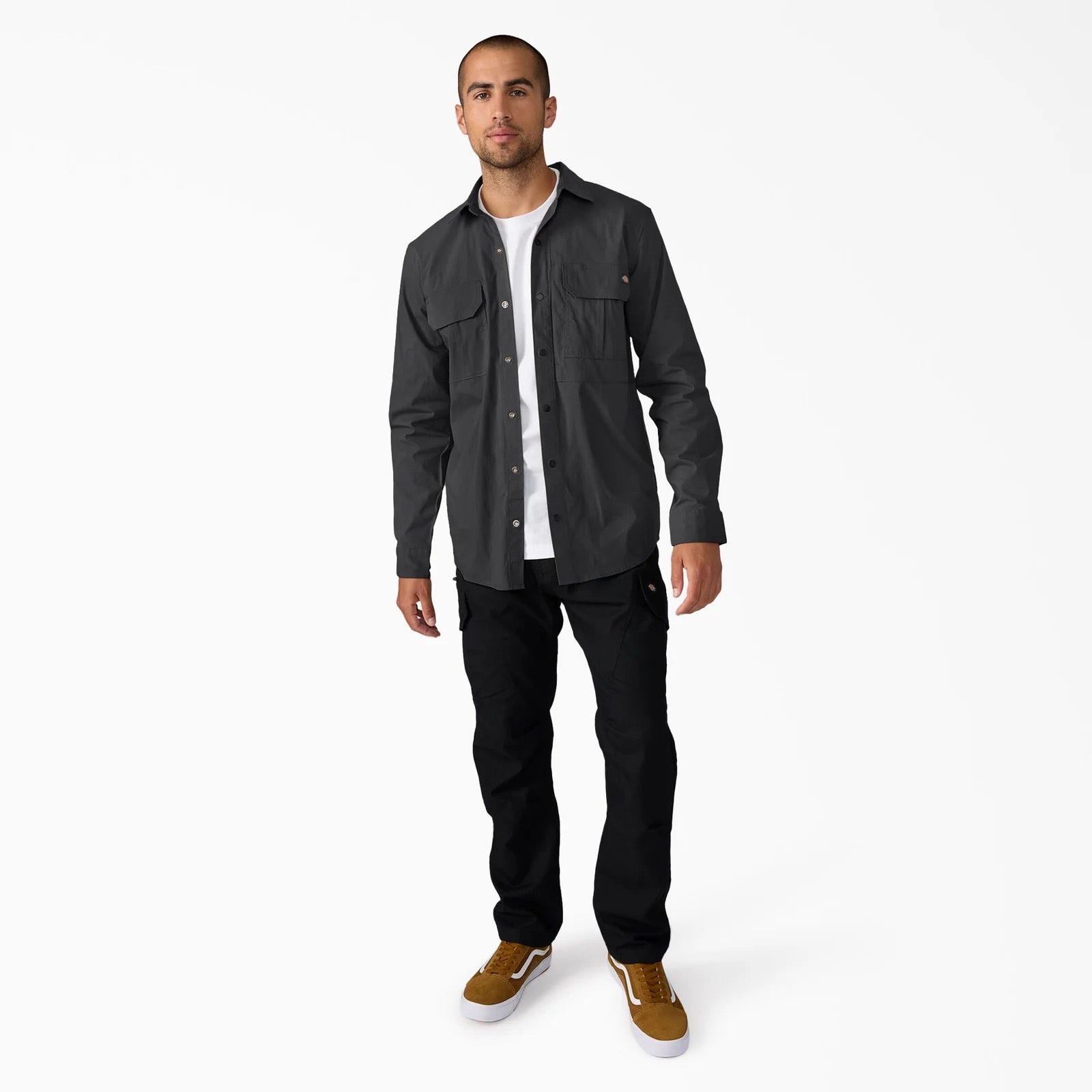 Tradebuilt Utility Workshirt Long Sleeve - Black