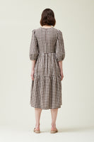 Smocked Bodice Dress - Natural
