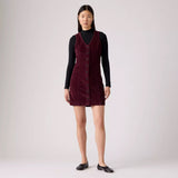 Vianna Vest Dress - Merlot