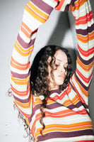 Dolly Knit Dress - Multi Stripe