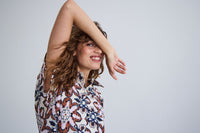 Zasha Short Sleeve Shirt - Folklore Flower