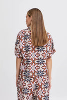 Zasha Short Sleeve Shirt - Folklore Flower