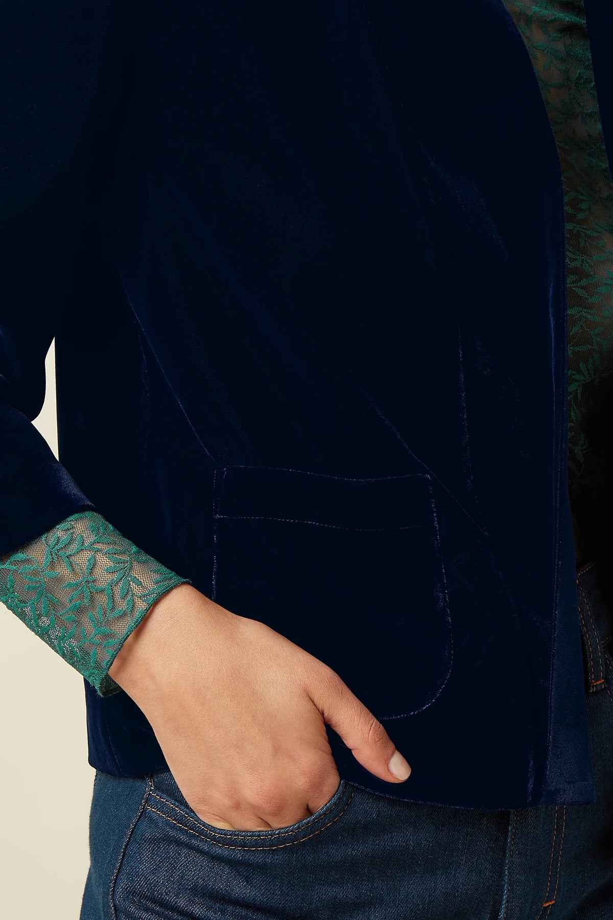 Noor Jacket Gamine - Evening Blue