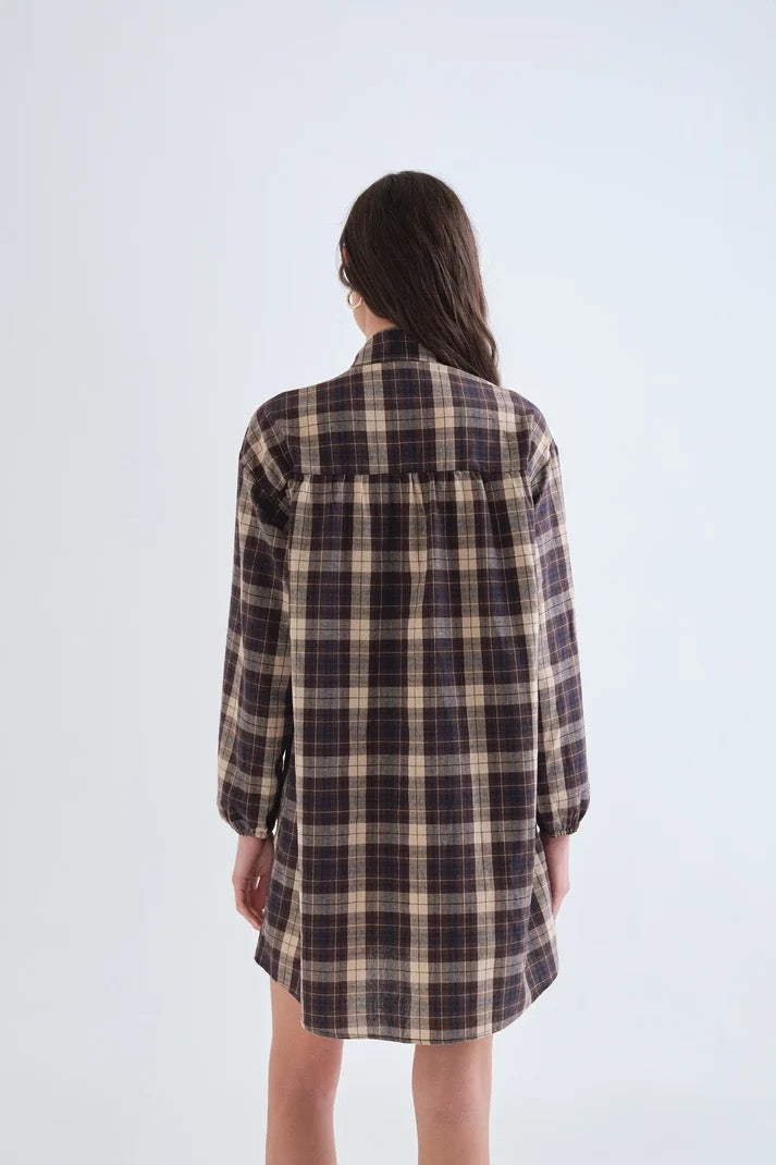 Short Plaid Dress