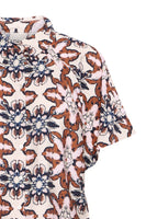 Zasha Short Sleeve Shirt - Folklore Flower