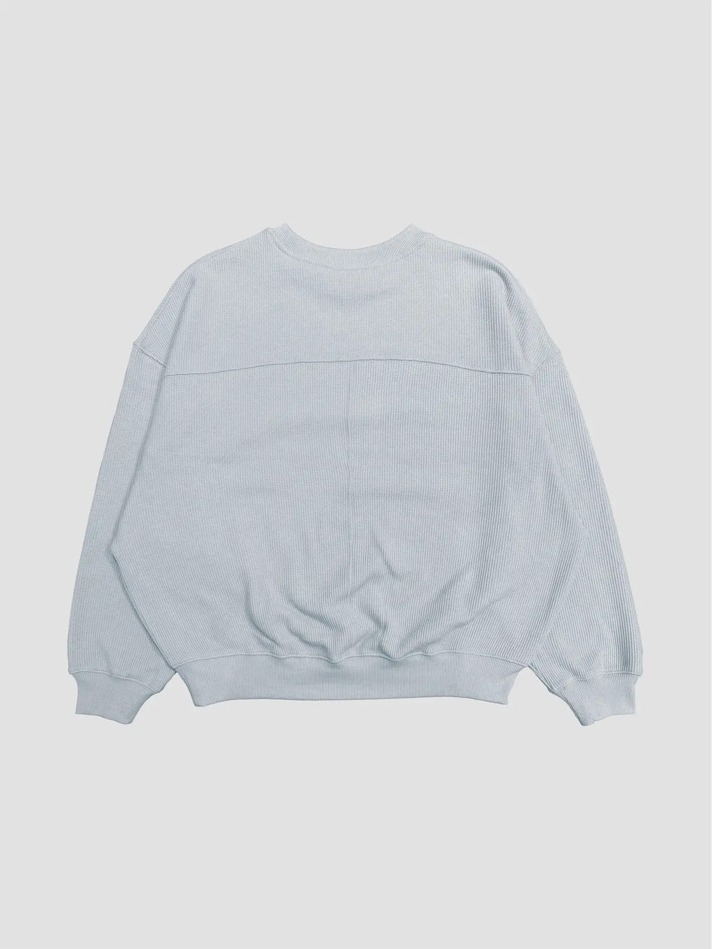 Oversized Waffle Knit Drop Shoulder Sweatshirt AAD108-TML