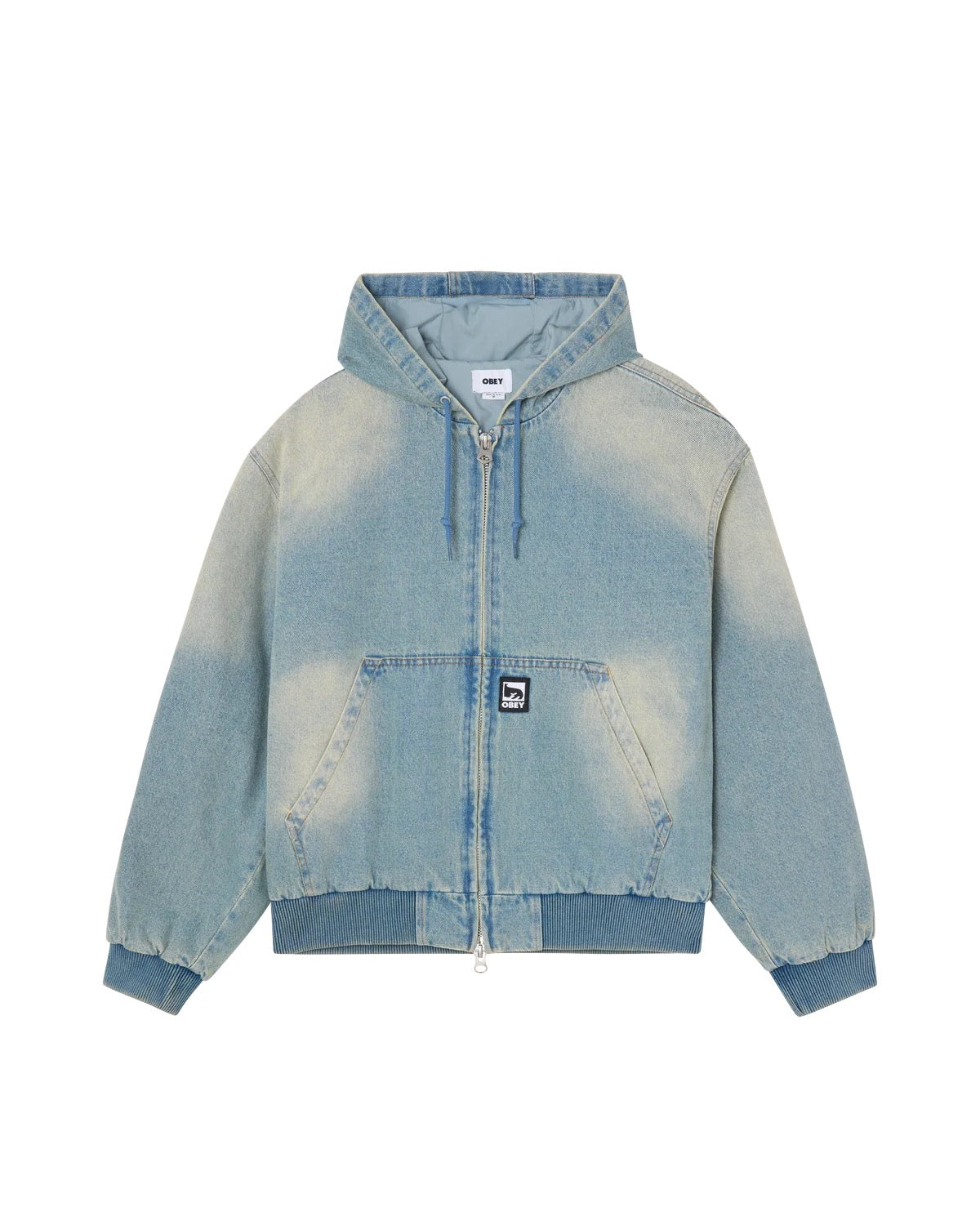 Glen Zip Up Jacket - Indigo Archive