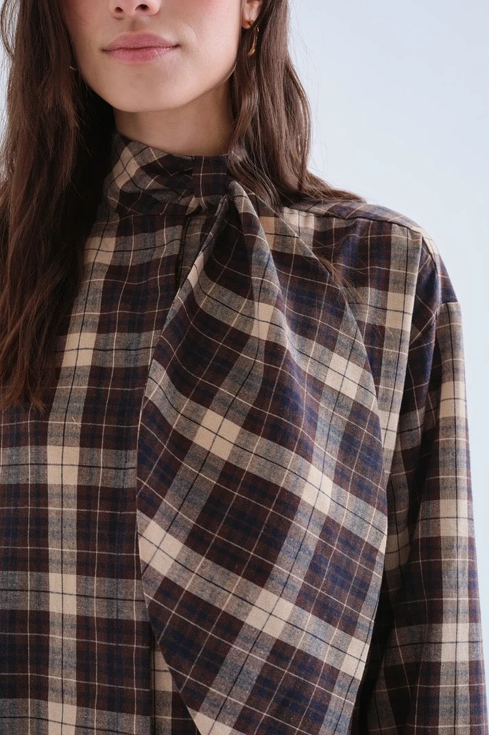 Short Plaid Dress