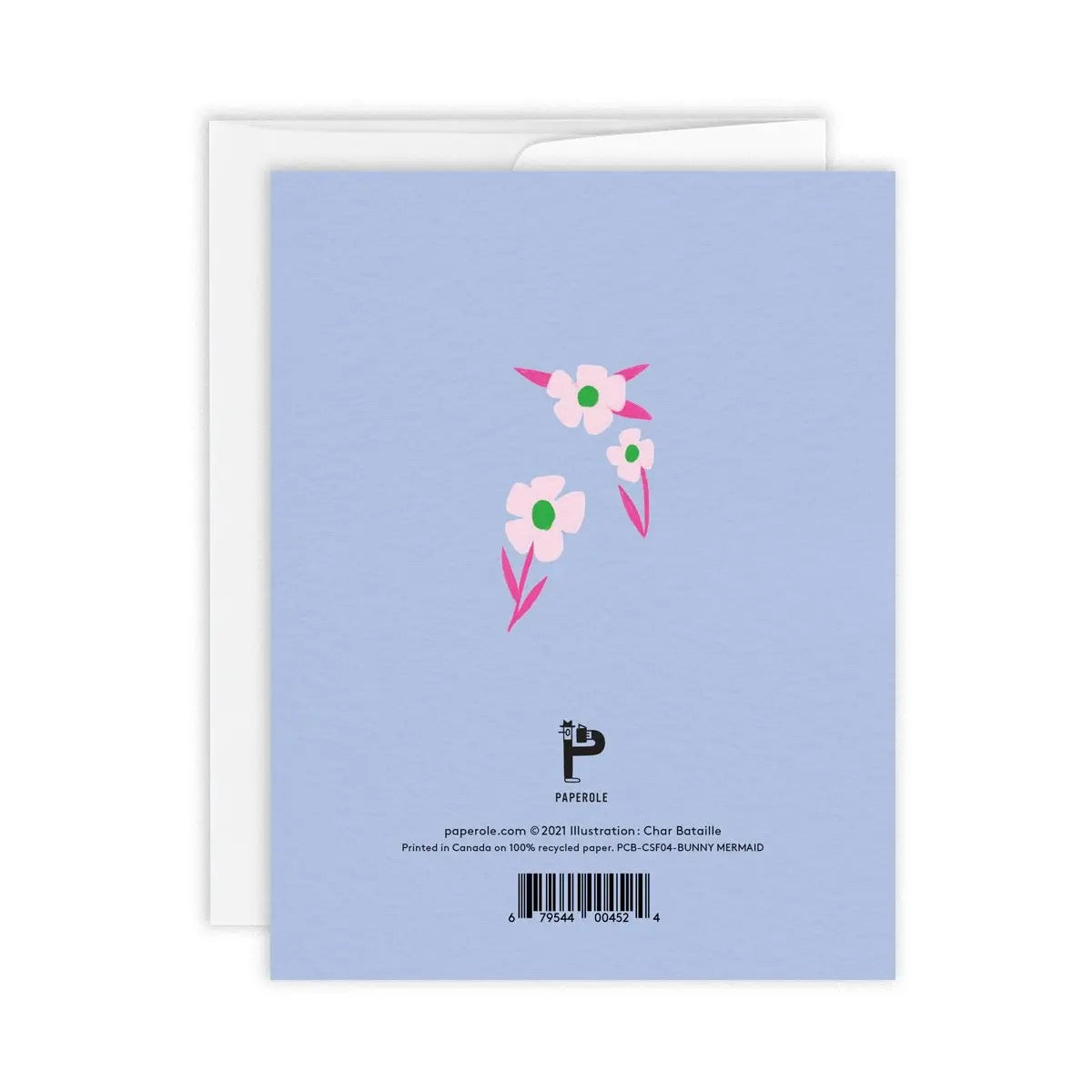 Bunny Mermaid Greeting Card