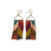 Whitney Beaded Fringe Earrings