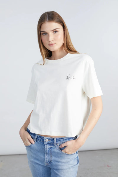 Pupper Embroidered Tee