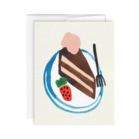 Choco Cake Greeting Card