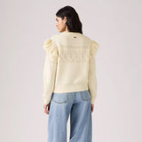 Shane Flutter Sleeve Sweater - Tofu