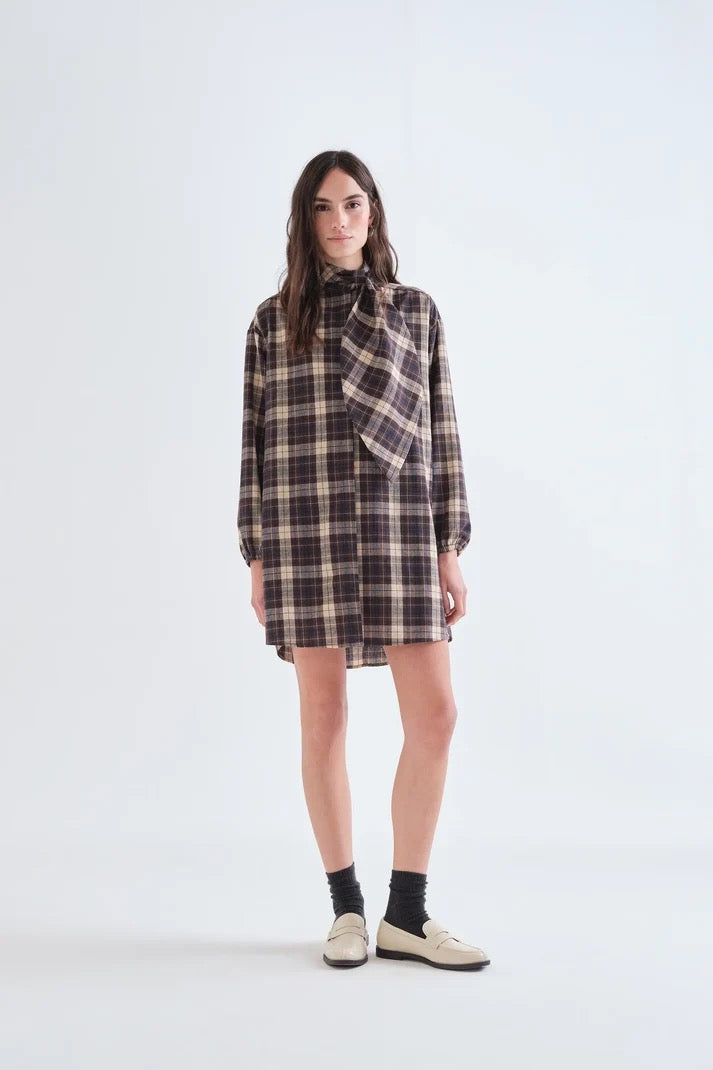 Short Plaid Dress