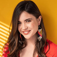 Emilie Angles Beaded Fringe Earrings