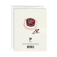 Choco Cake Greeting Card