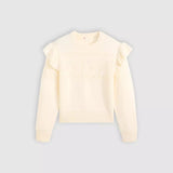 Shane Flutter Sleeve Sweater - Tofu