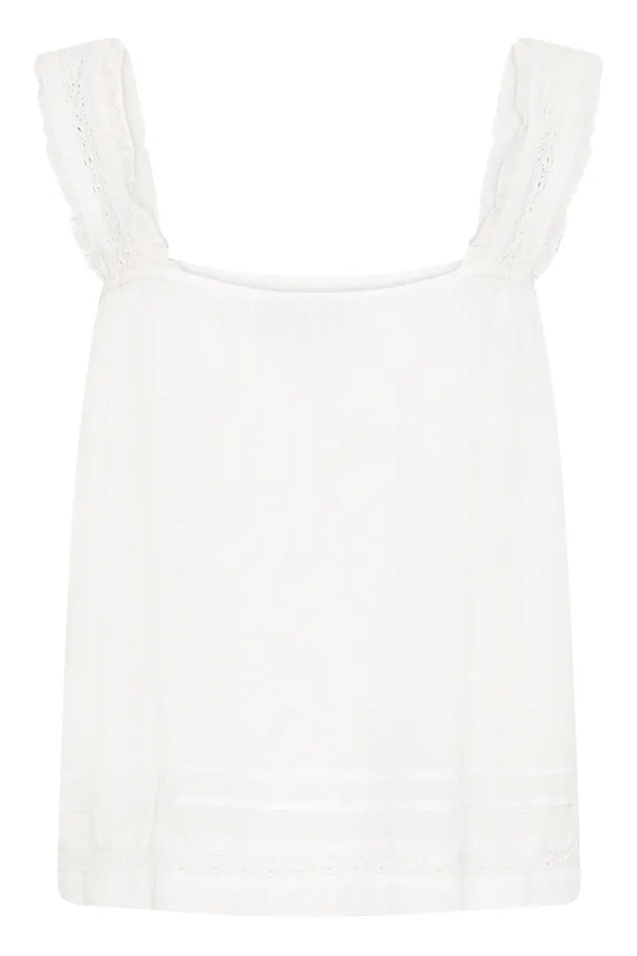 Voilana Top - Cloud Dancer