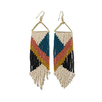 Emilie Angles Beaded Fringe Earrings