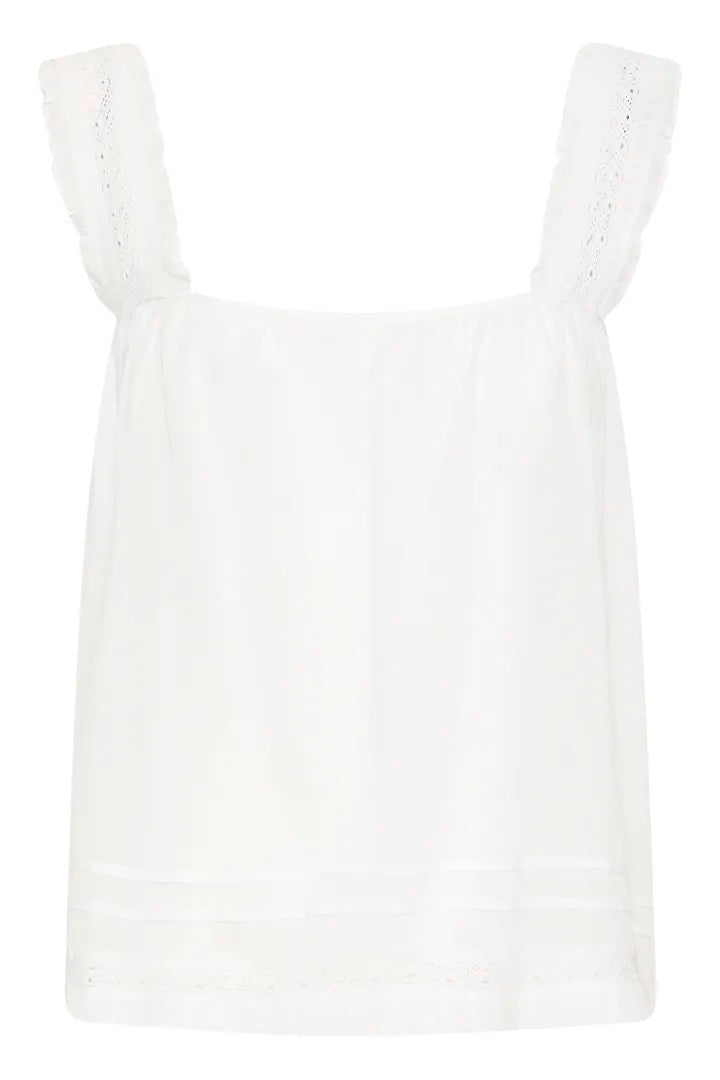 Voilana Top - Cloud Dancer
