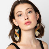 Emilie Angles Beaded Fringe Earrings