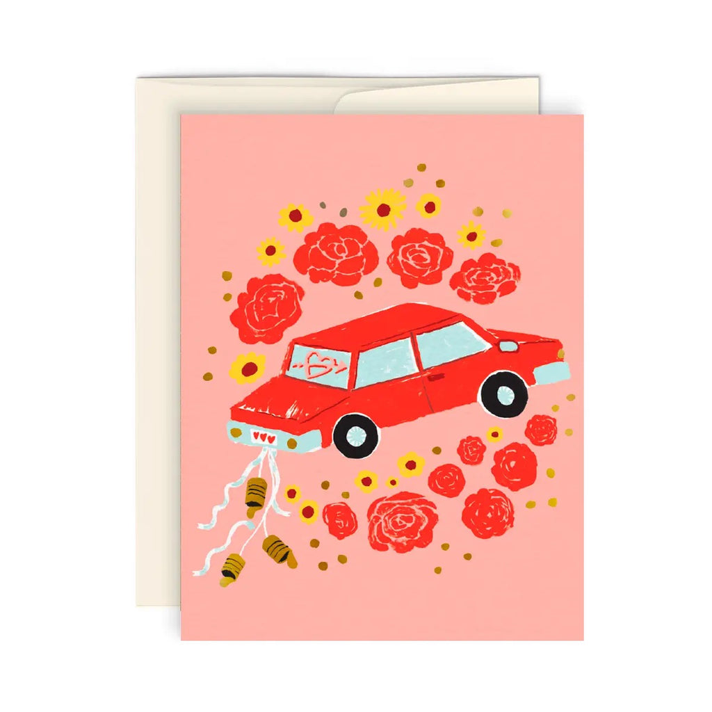 Just Married Greeting Card