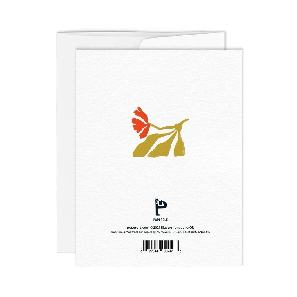 Jardin Anglais Greeting Card