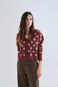 Santini Jacquard Cardigan