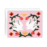 Tourtereaux Greeting Card