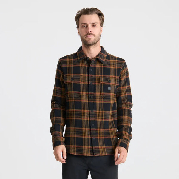 Nordsman Cotton Long Sleeve Flannel - Black