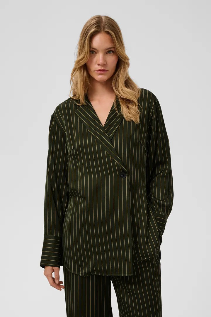 Cinna Parbat Shirt - Rosin Stripe