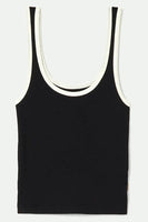 Ringer Organic A Tank - Black/Off White